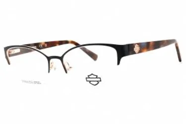 Harley Davidson HD50109 91 Eyeglasses Matte Blue | Lens & Luxe display picture 3