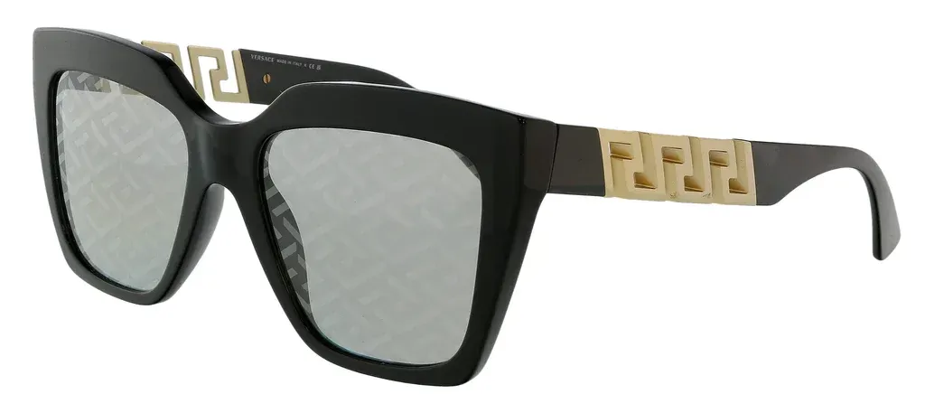 Versace 0VE4441 GB1/87 Sunglasses Black 55mm Women | Lens & Luxe display picture 2