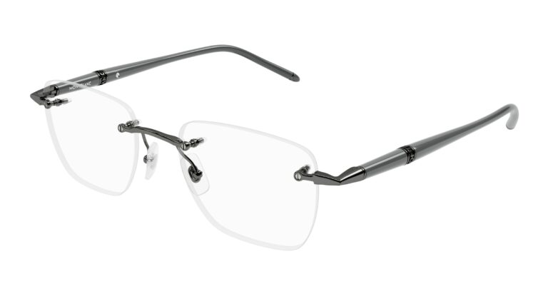 Montblanc MB0346O 003 AEZ52H0B Eyeglasses Gray 53mm Men