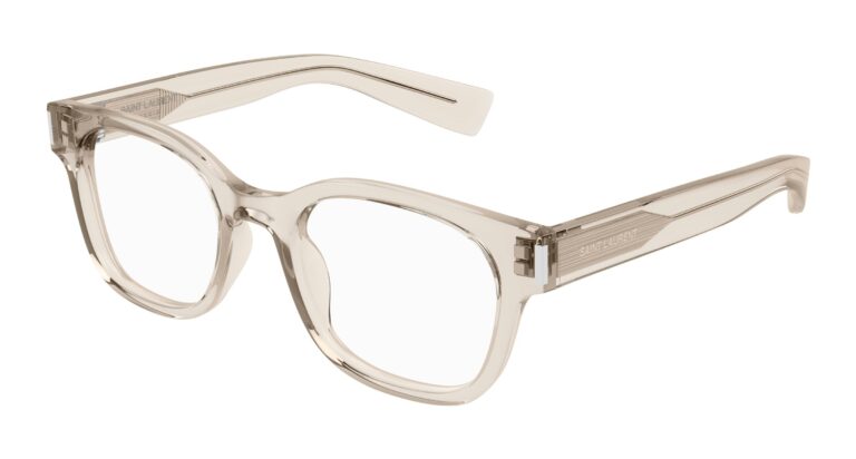 Saint Laurent SL722 004 Eyeglasses Beige 49mm Women