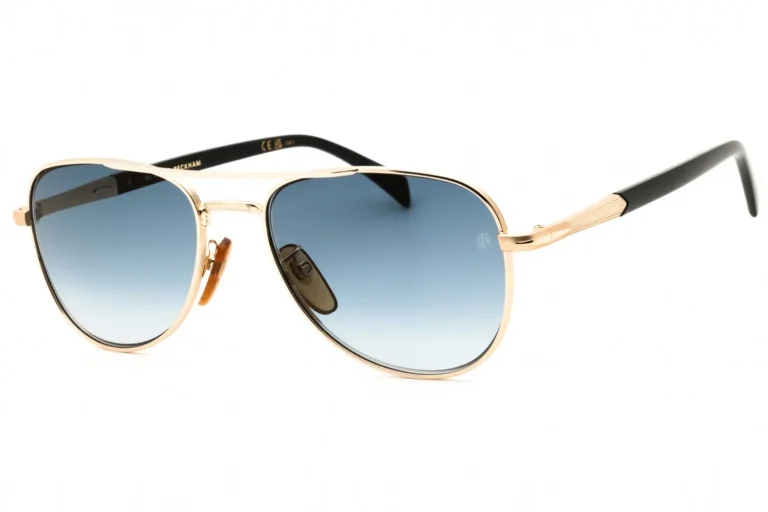 David Beckham DB 1175/S 0RHL 1V Sunglasses Gold Black 56mm Men
