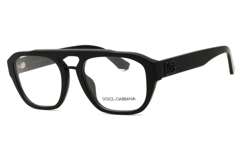 Dolce & Gabbana 0DG3415 2525 Eyeglasses Matte Black 55mm Men
