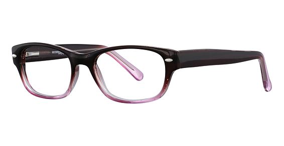 Affordable Designs BROOKLYN BROWN ROSE Eyeglasses Multicolor 51mm Women