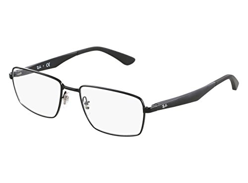 Ray-Ban RB6334 2509 rx6334_2509_53 Eyeglasses Black 55mm Men
