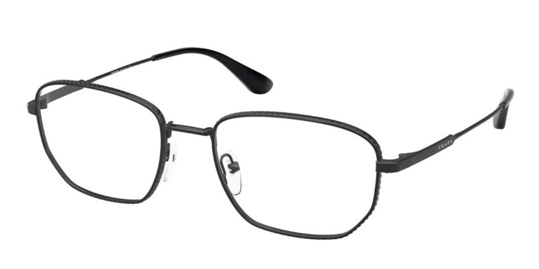 Prada VPR52W 1AB-1O1 PR 52WV Eyeglasses Black 52mm Men