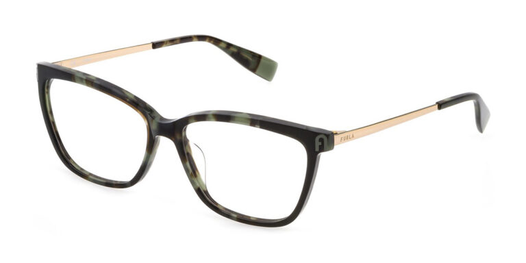 Furla VFU496 COL.09GC VFU496 Eyeglasses Multicolor 55mm Men