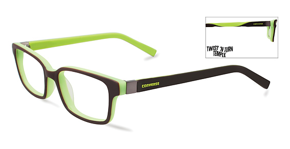 Converse K020 BROWN Eyeglasses Multicolor 48mm Men