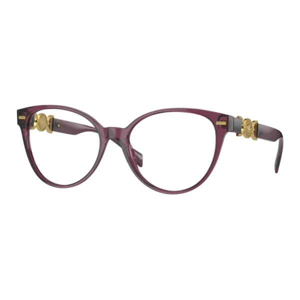 Versace MOD.3334 5220 VE3334 Eyeglasses Purple 53mm Women 2