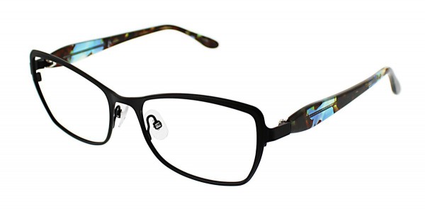 BCBGMAXAZRIA MICAELA BLACK Eyeglasses Multicolor 54mm Women