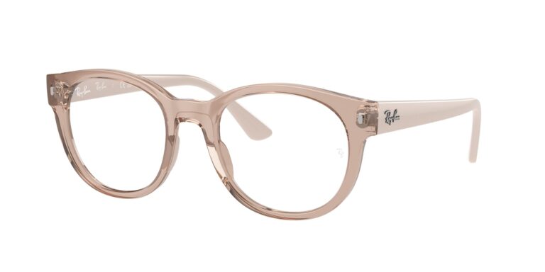 Ray-Ban RB7227 8203 RX7227 Eyeglasses Beige 53mm Unisex