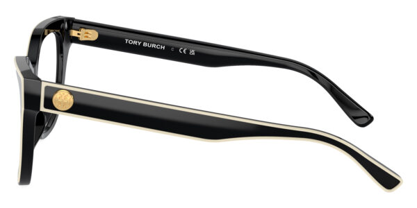 Tory Burch TY2147U 2004 Eyeglasses Black Ivory 51mm Women 3