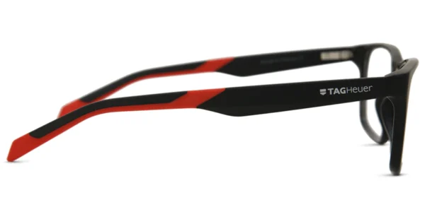 Tag Heuer TH0552 005 Eyeglasses Matte Black/red 59mm Men 3