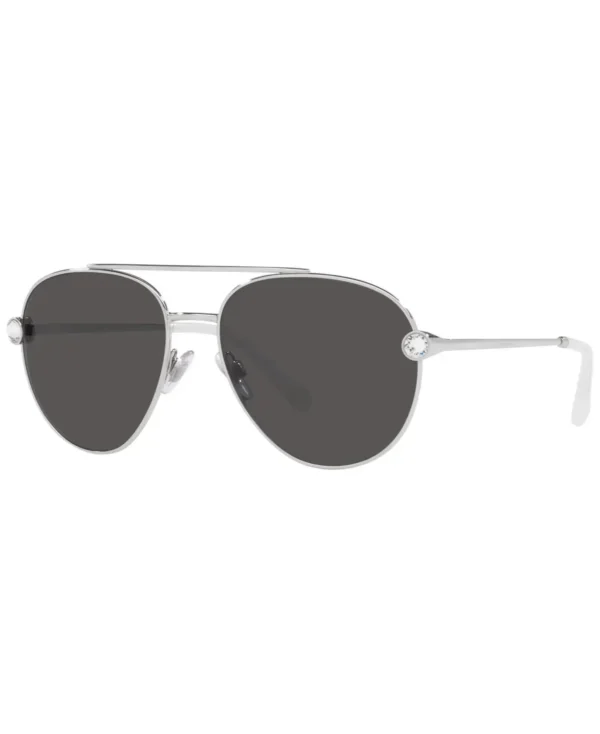 Dolce & Gabbana DG2283B Sunglasses Silver 58mm Women