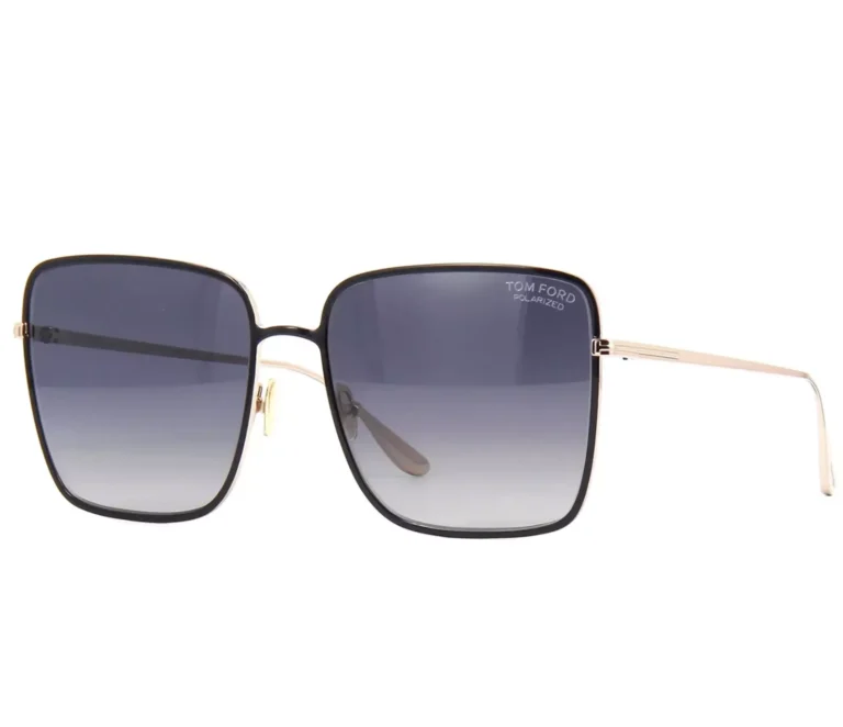 Tom Ford FT0739/S 01D Sunglasses Black-gold 60mm Women