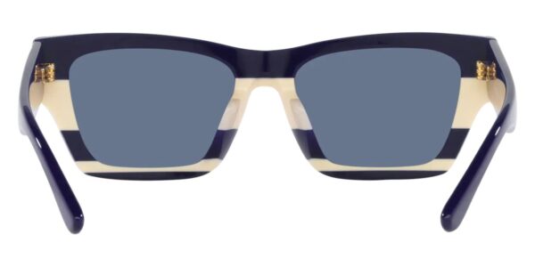 Tory Burch TY7169U 189580 Sunglasses Navy Ivory Stripes 52mm Women 4