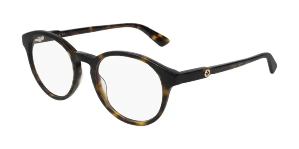 Gucci GG0485O 002 Eyeglasses Havana 52mm Women