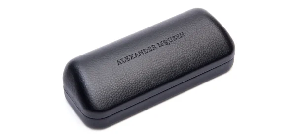 Alexander McQueen AM0244O 004 Eyeglasses Blue 53mm Women _Case