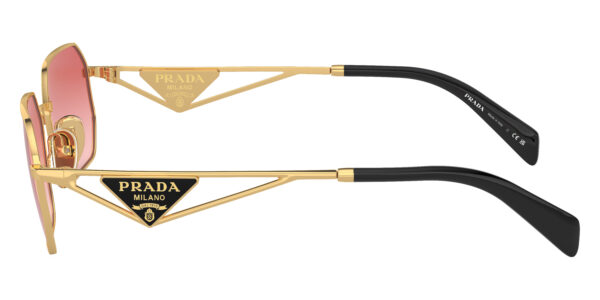 Prada SPRA51 5AK40C Sunglasses Gold 58mm Women 3