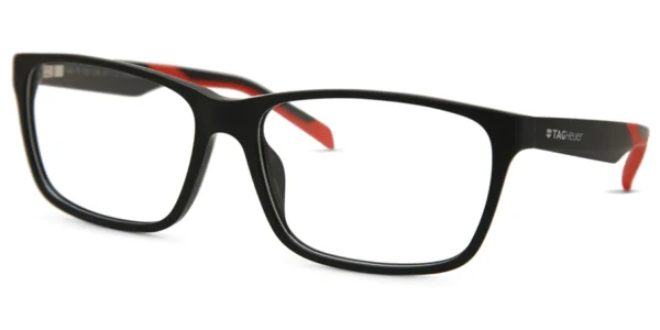 Tag Heuer TH0552 005 Eyeglasses Matte Black/red 59mm Men
