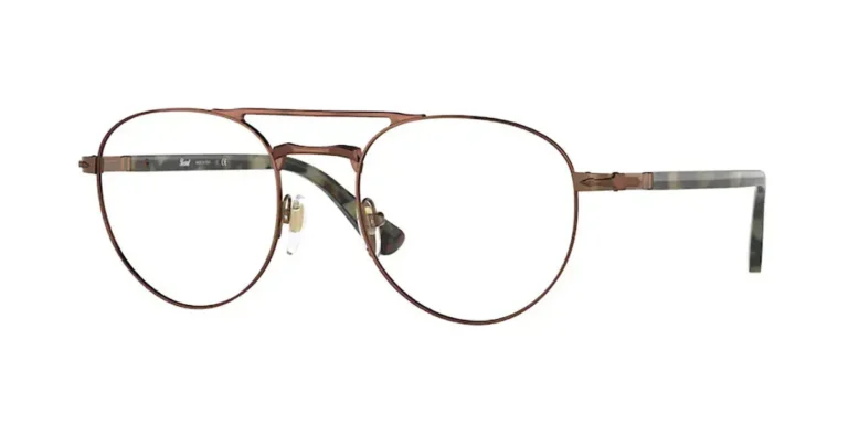 Persol PO2495V Eyeglasses Brown 49mm Unisex