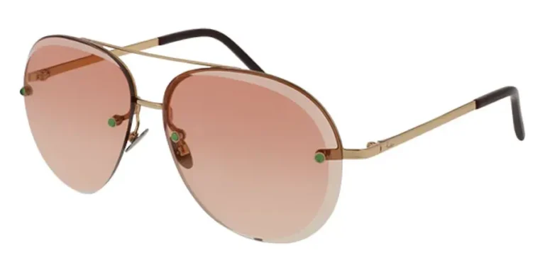Pomellato PM0027S 003 Sunglasses Gold 60mm Women