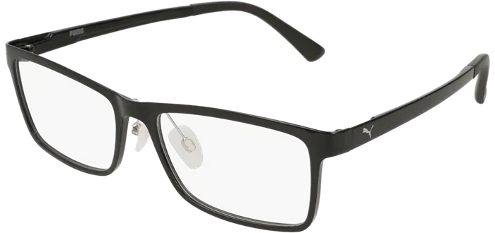 Puma PE0039OA 001 Eyeglasses Black 55mm Unisex