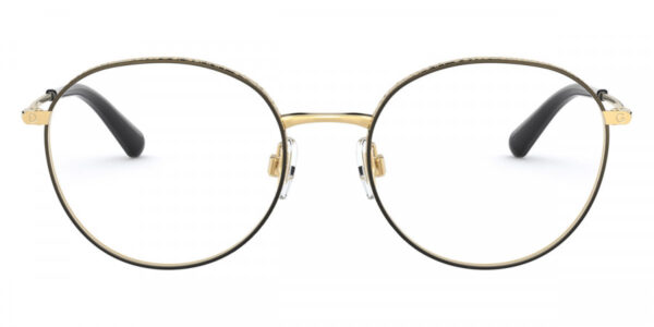 Dolce & Gabbana DG1322 1334 Eyeglasses Black Gold 53mm Women 2