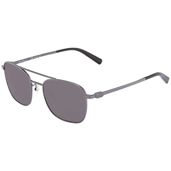 Salvatore Ferragamo SF158S 015 Sunglasses Grey 53mm Men