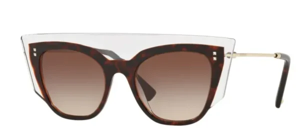 Valentino 0VA4035 508713 Sunglasses Brown 49mm Women