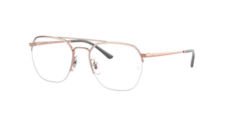 Ray-Ban RB6444 3094 RX6444 Eyeglasses Gold 51mm Men