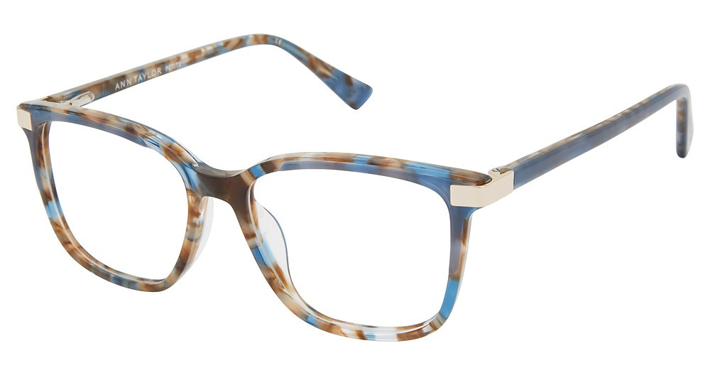Ann Taylor At347 C01 Brown Horn Authentic Eyeglasses 52-17-135 Ann Taylor AT347 C01 Eyeglasses Women main image 4