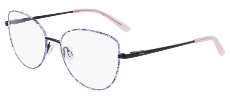Bebe BB5207 001 JET FLORAL Eyeglasses Multicolor 53mm Women