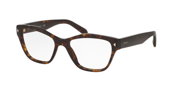 Prada VPR27S-F 2AU-1O1 Eyeglasses Brown 55mm Women