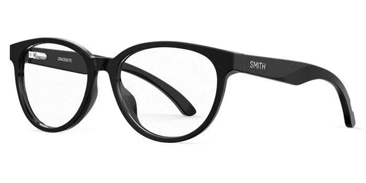 Gallery Smith Eyeglasses Black 53mm Gallery SMITH BK 51-18-140 Black Plastic Full Rim Eyeglasses  main image 3