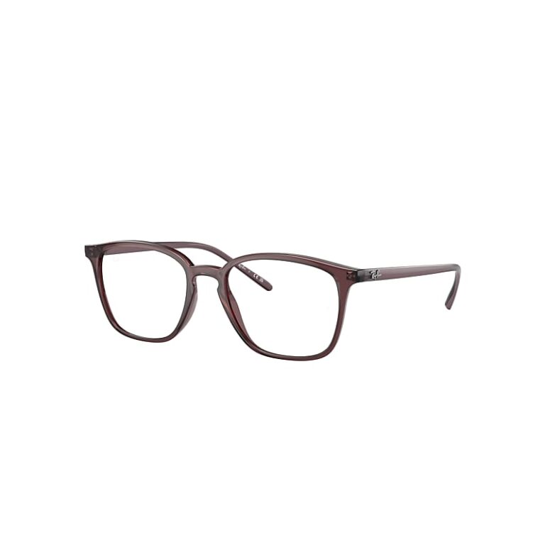 Ray-Ban RB7185 8236 RX7185 Eyeglasses Brown 52mm Men