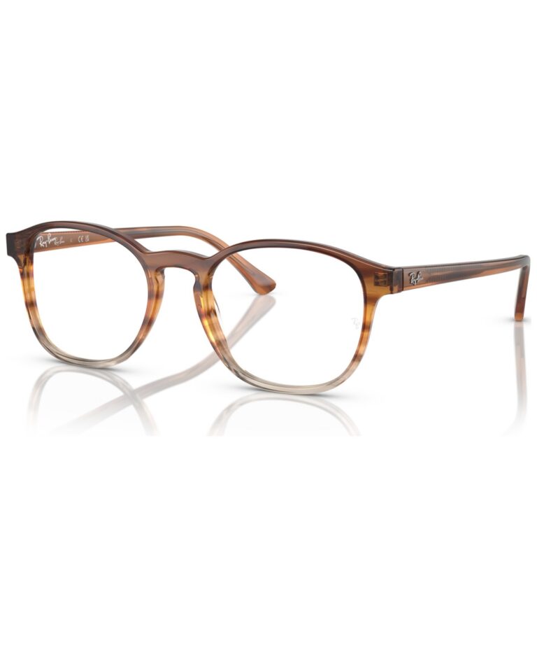 Ray-Ban RB5417 8253 RX5417 Eyeglasses Brown 52mm Unisex