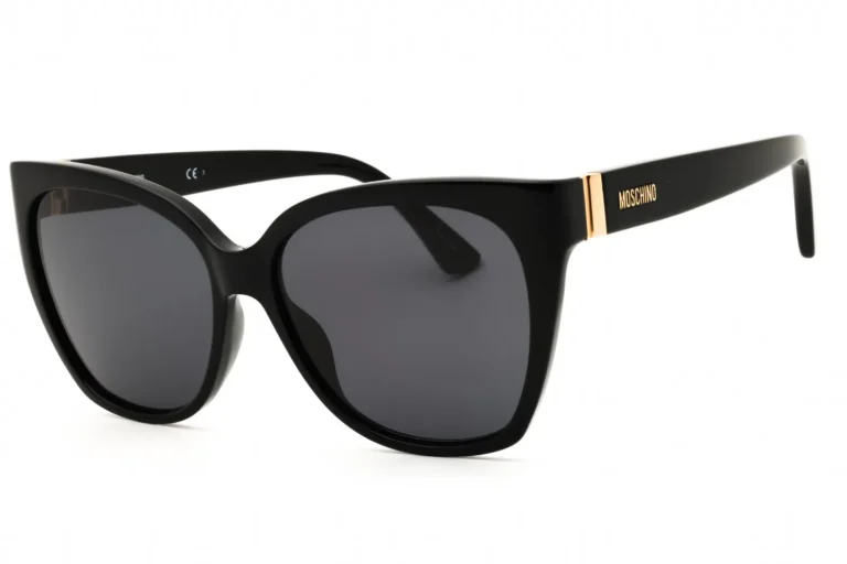 Moschino MOS066/S 807 Sunglasses Black 55mm Women