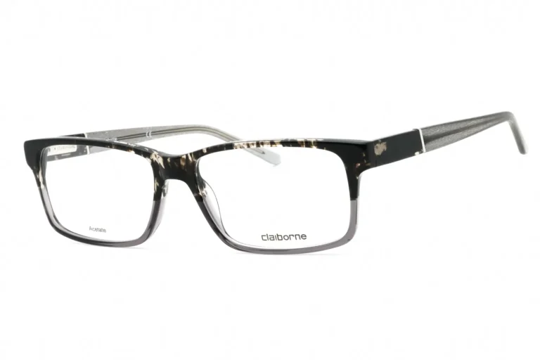 Liz Claiborne Cb 302 0RJ3 00 Eyeglasses Demi Black Smoke 58mm Men