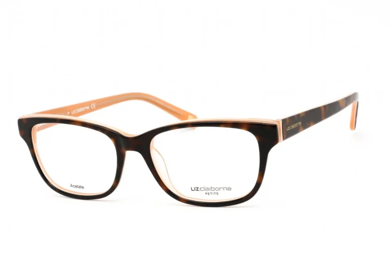 Liz Claiborne L 437 0DM9 00 Eyeglasses Tortoise Peach 50mm Women