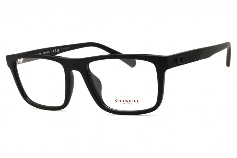 Coach 0HC6263U 5002 Eyeglasses Matte Black 55mm Men