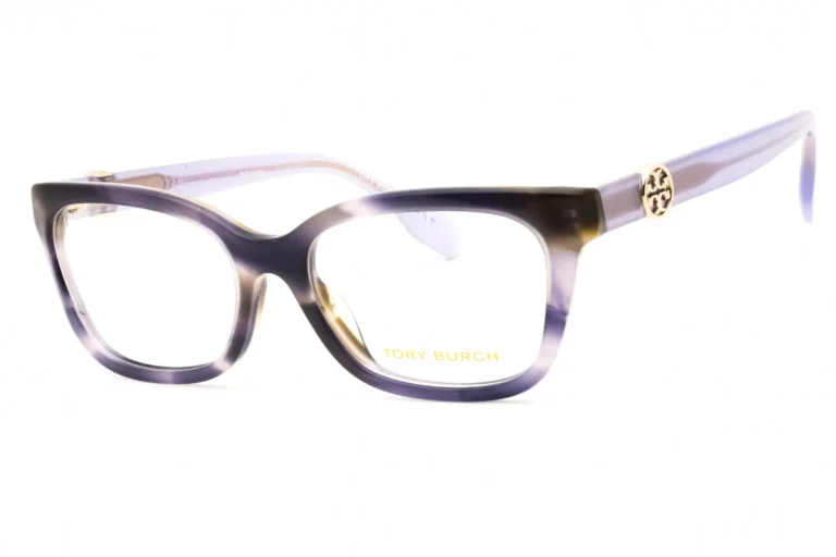 Tory Burch 0TY2159U 2027 Eyeglasses Striated Purple 53mm Women