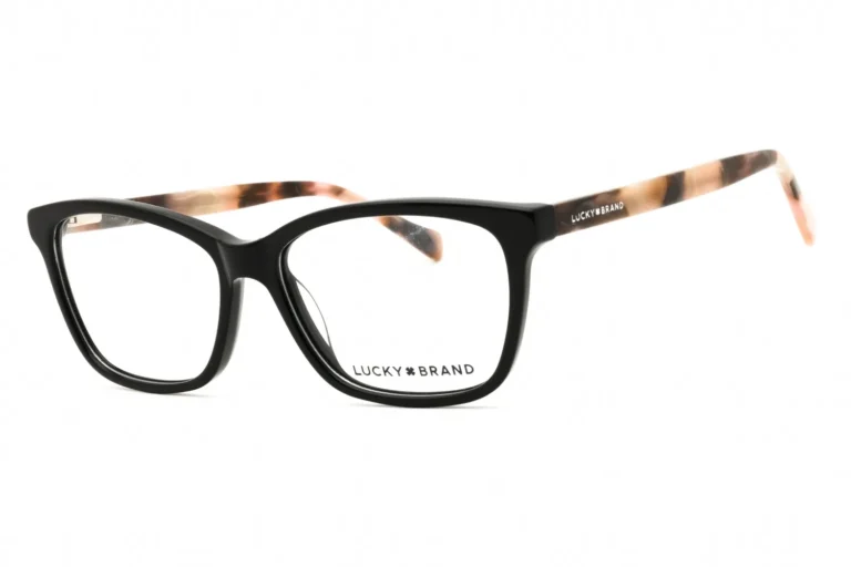 Lucky Brand D214 0BLA Eyeglasses Black 55mm Women