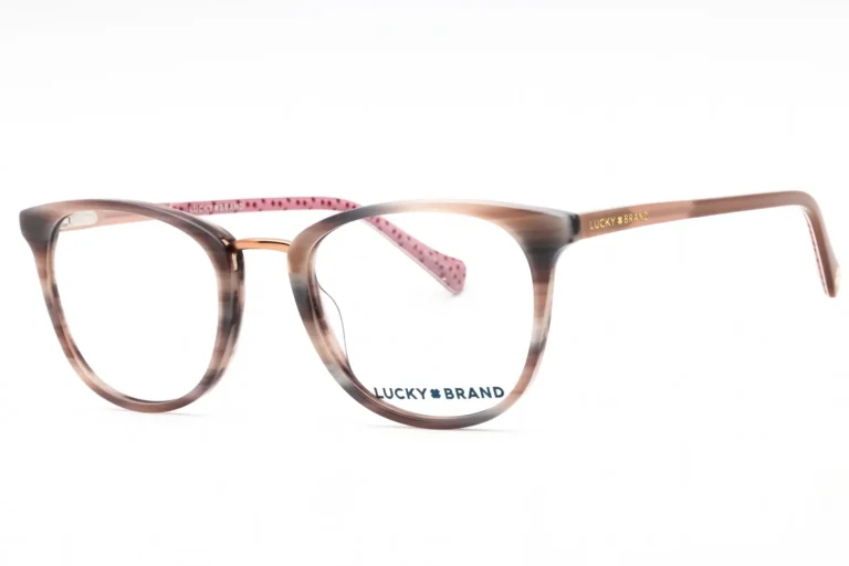 Lucky Brand D217 0PIN Eyeglasses Pink Horn Women