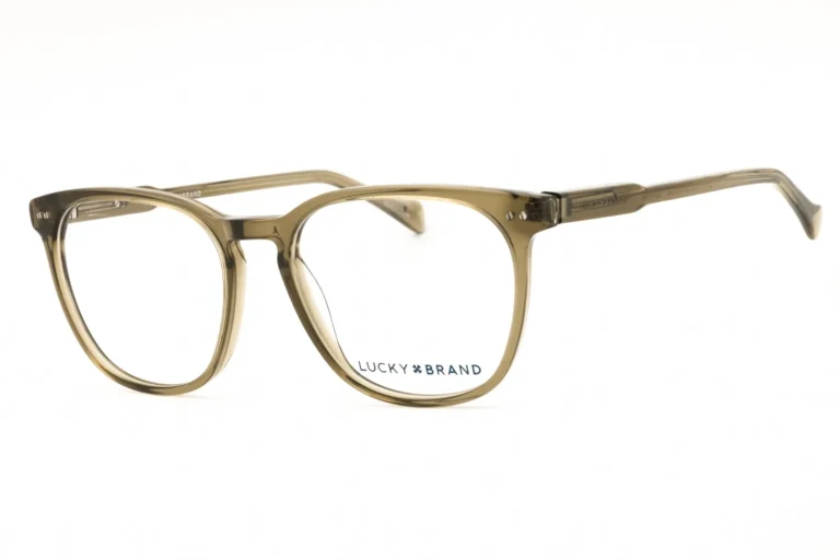 Lucky Brand D417 0OLC Eyeglasses Olive Crystal 52mm Men