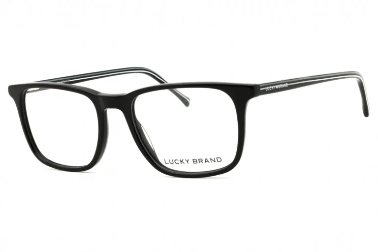 Lucky Brand D418 0BLA Eyeglasses Black 52mm Men