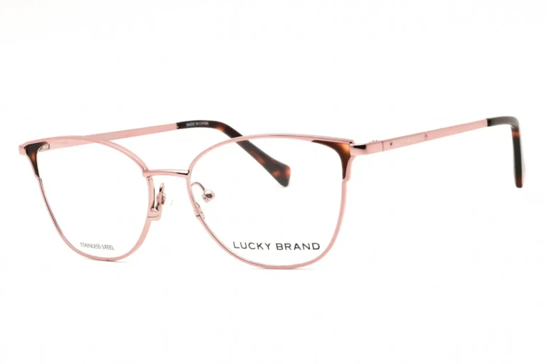 Lucky Brand VLBD125 0RSG Eyeglasses Rose Gold 53mm Women