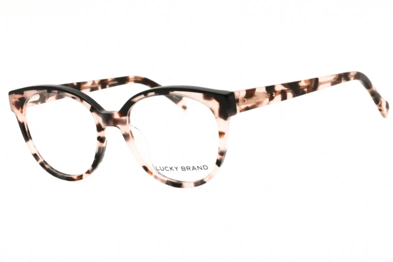 Lucky Brand VLBD243 0PIN Eyeglasses Pink Havana 50mm Women