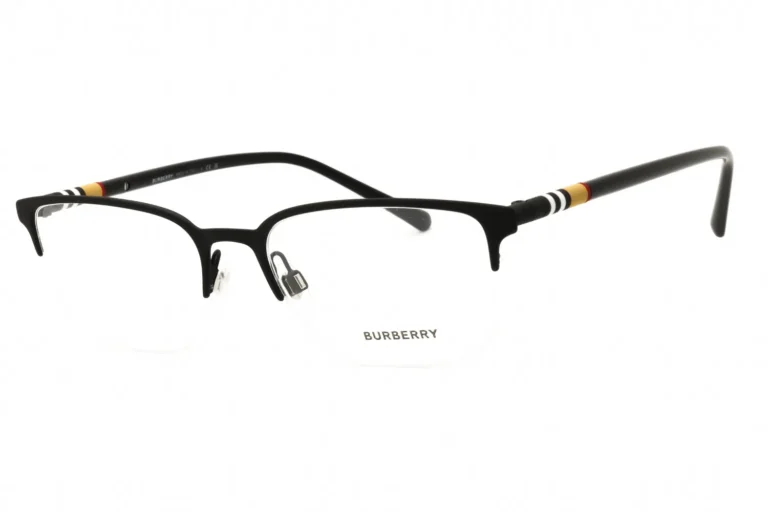 Burberry BE1323 1213 Eyeglasses Black Rubber 54mm Men