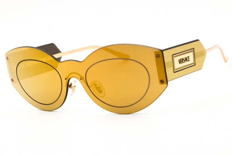 Versace 0VE2276 10027P Sunglasses Gold 44mm Women