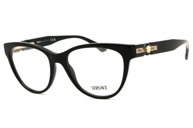 Versace 0VE3304 GB1 Eyeglasses Black 53mm Women